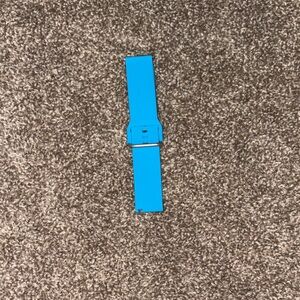 Bright Blue Silicone Wristband Strap for Wearable Clips
